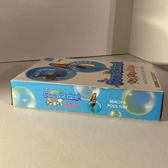 PoolCandy Sweet Shop Blue Raspberry "Just Beachy" 36" Pool Tube NEW! - Picture 8 of 10
